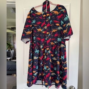 SHEIN curve dinosaur dress 4xl